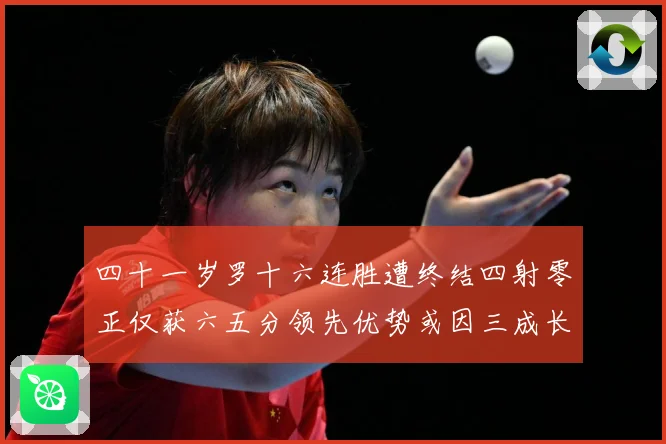 四十一岁罗十六连胜遭终结四射零正仅获六五分领先优势或因三成长观察